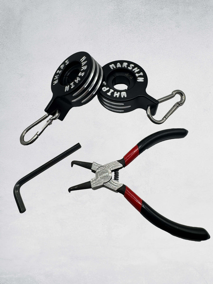 Marshin Whips 360° Rotating Flag Clips, 19mm