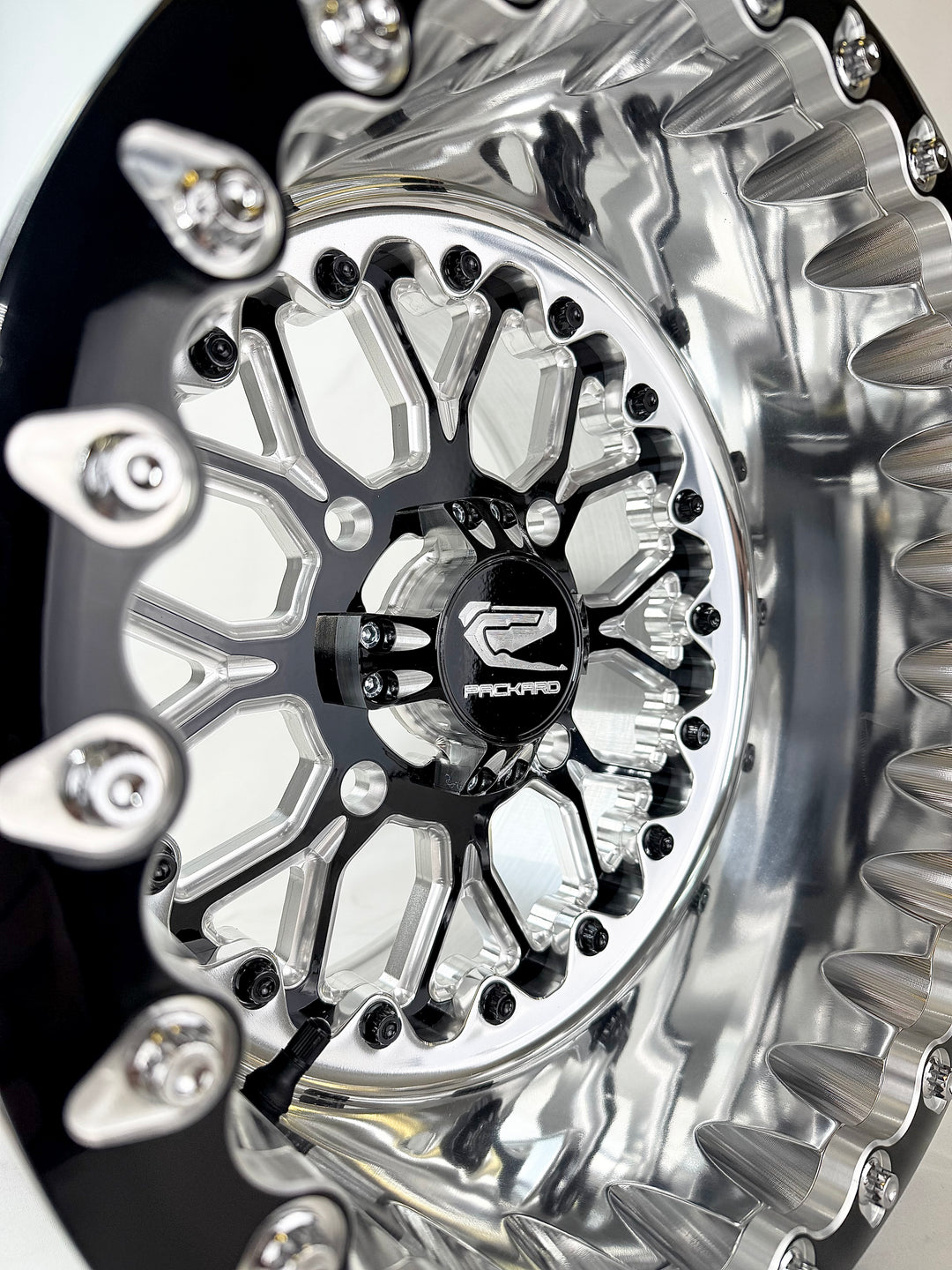 Wishbone - FF Forged Polished Beadlock - Gloss Black 15x7 | 4x136 V.3