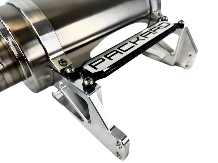 Escape trasero turbo Packard Performance de 3" (silenciador doble) para Can-Am X3 
