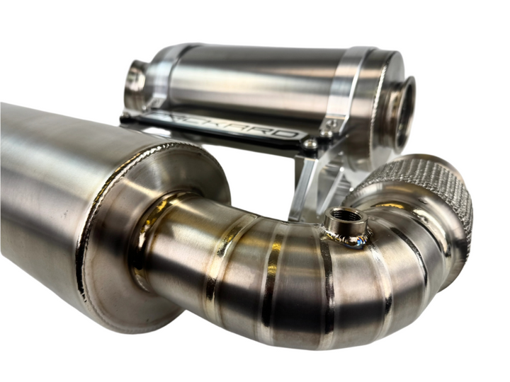 Escape trasero turbo Packard Performance de 3" (silenciador doble) para Can-Am X3 