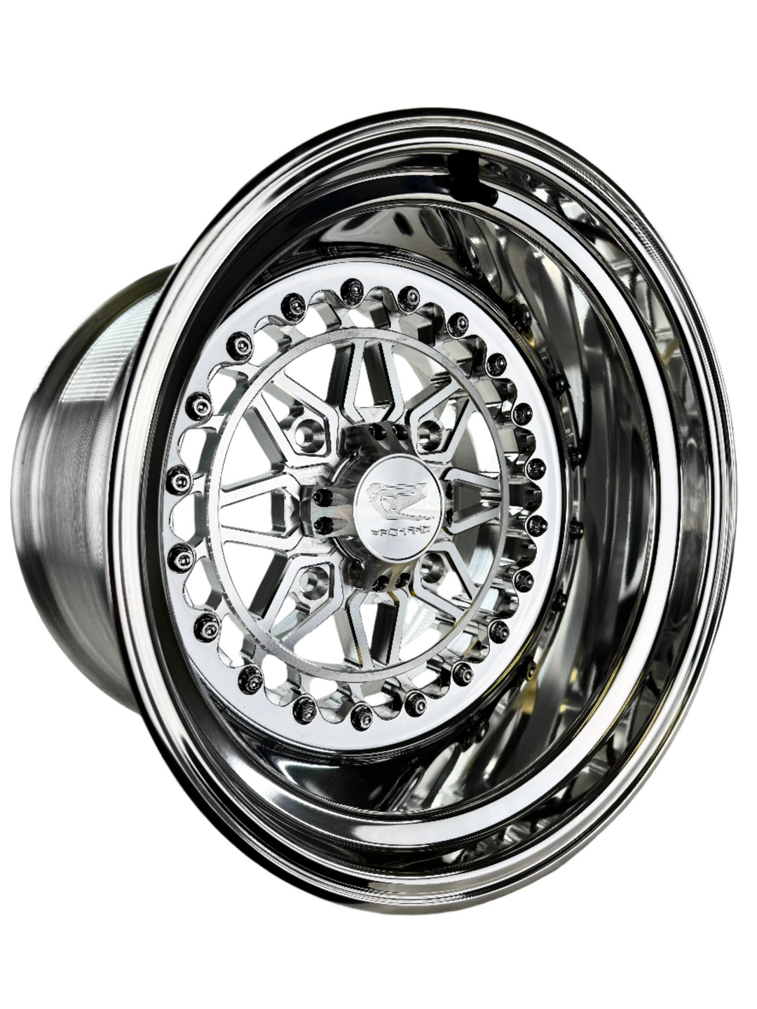 Apollo - FF Forged Polished - Silver complete UTV wheel