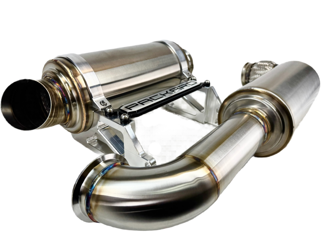 Escape trasero turbo Packard Performance de 3" (silenciador doble) para Can-Am X3 