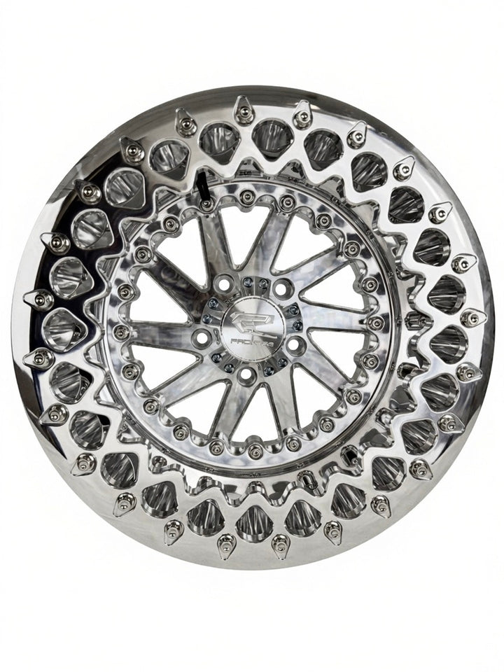 Cyclone - FF Forged Polished Beadlock - Silver RZR Pro R 5x4.5