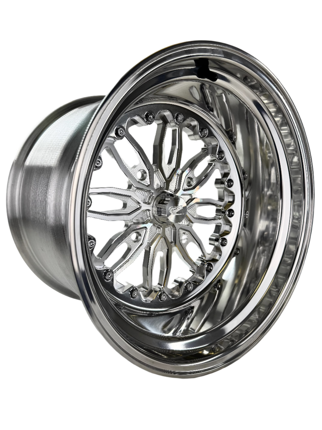 Icon - FF Forged Polished - Silver complete UTV wheel