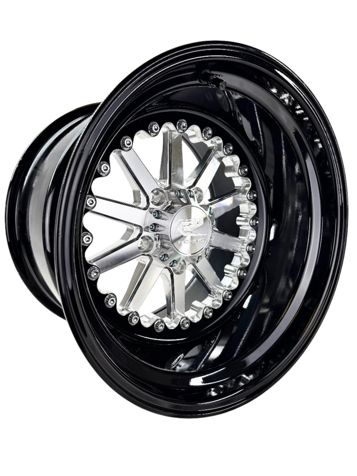 Element - FF Forged Silver RZR Pro R 5x4.5 complete UTV wheel