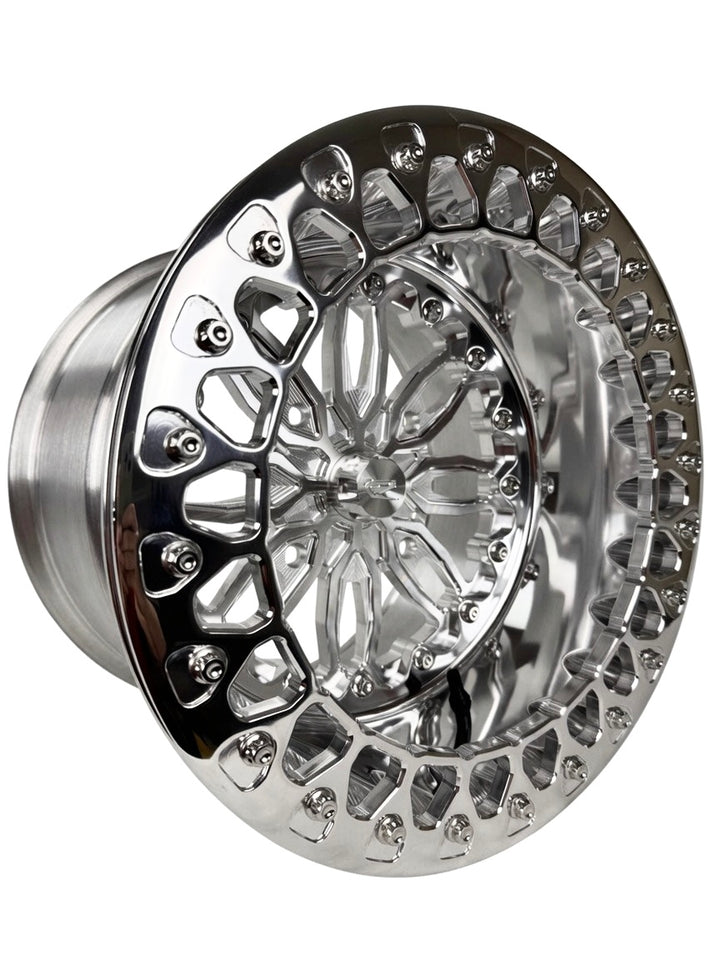 Icon - FF Forged Polished Beadlock - Silver