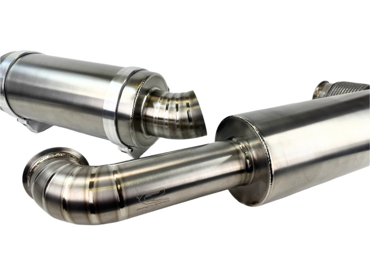 Escape trasero turbo Packard Performance de 3" (silenciador doble) para Can-Am X3 