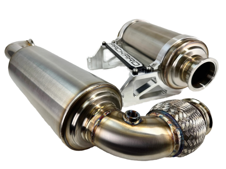 Escape trasero turbo Packard Performance de 3" (silenciador doble) para Can-Am X3 