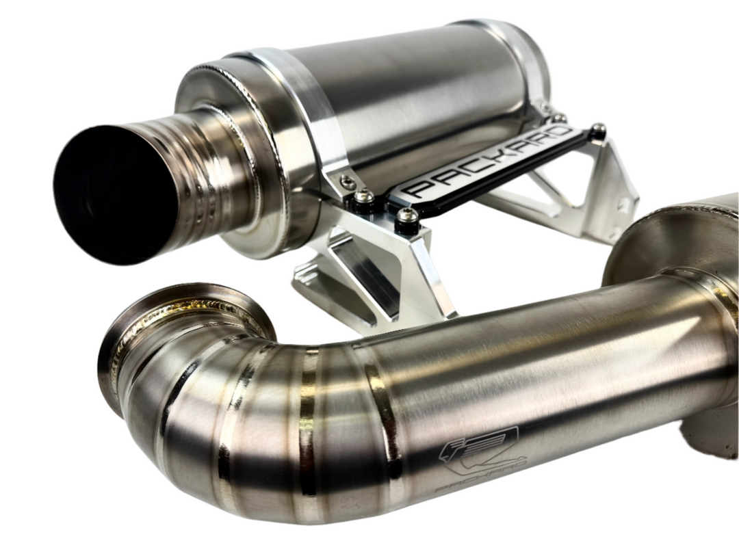 Escape trasero turbo Packard Performance de 3" (silenciador doble) para Can-Am X3 