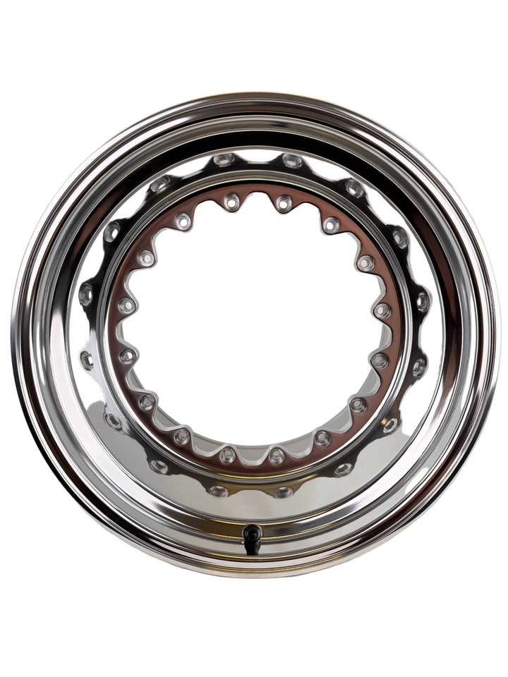 Polished FF flow forged wheel barrel Beadlock 7 20