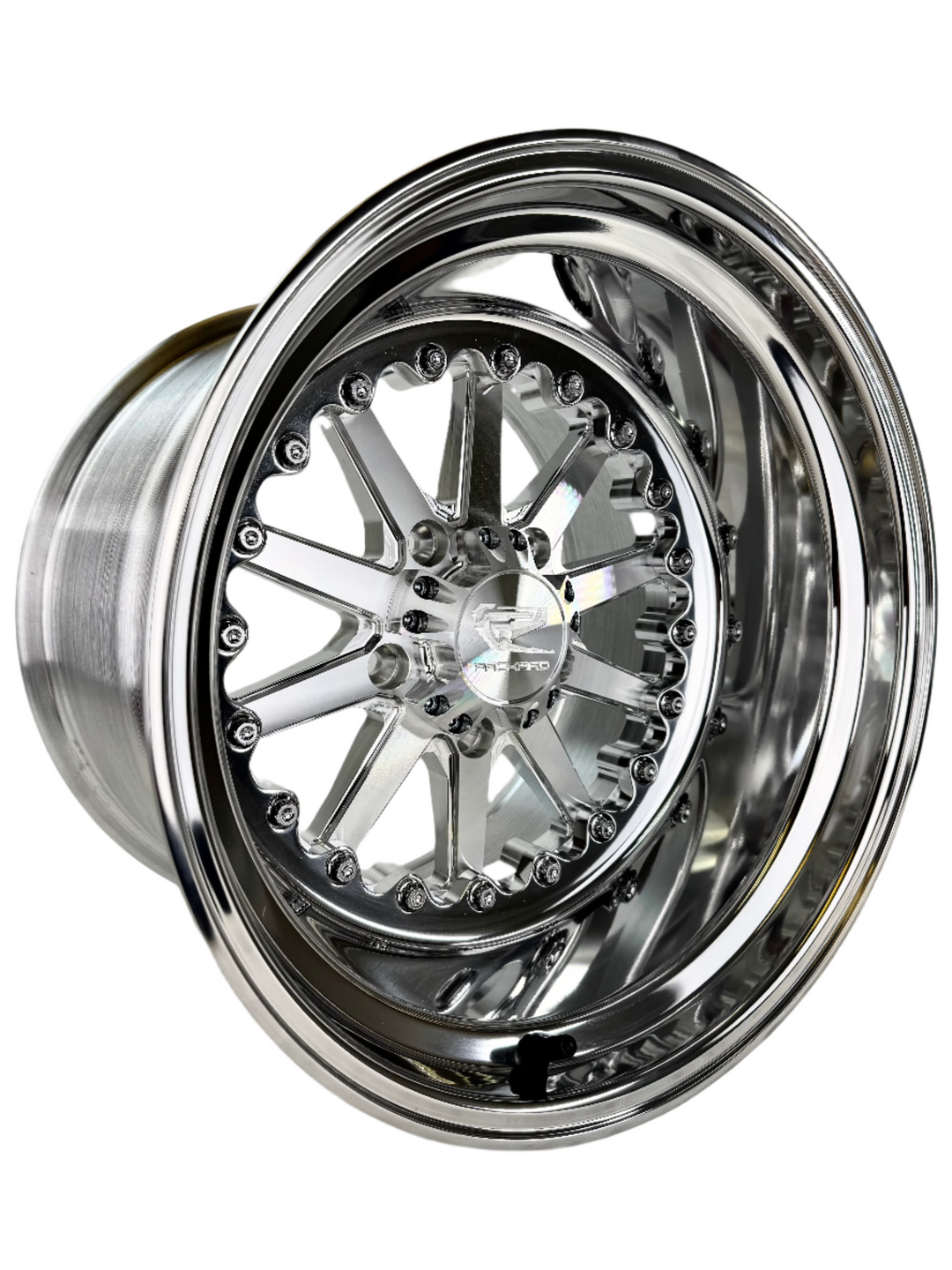 Element - FF Forged Polished - Silver RZR Pro R 5x4.5 complete UTV wheel