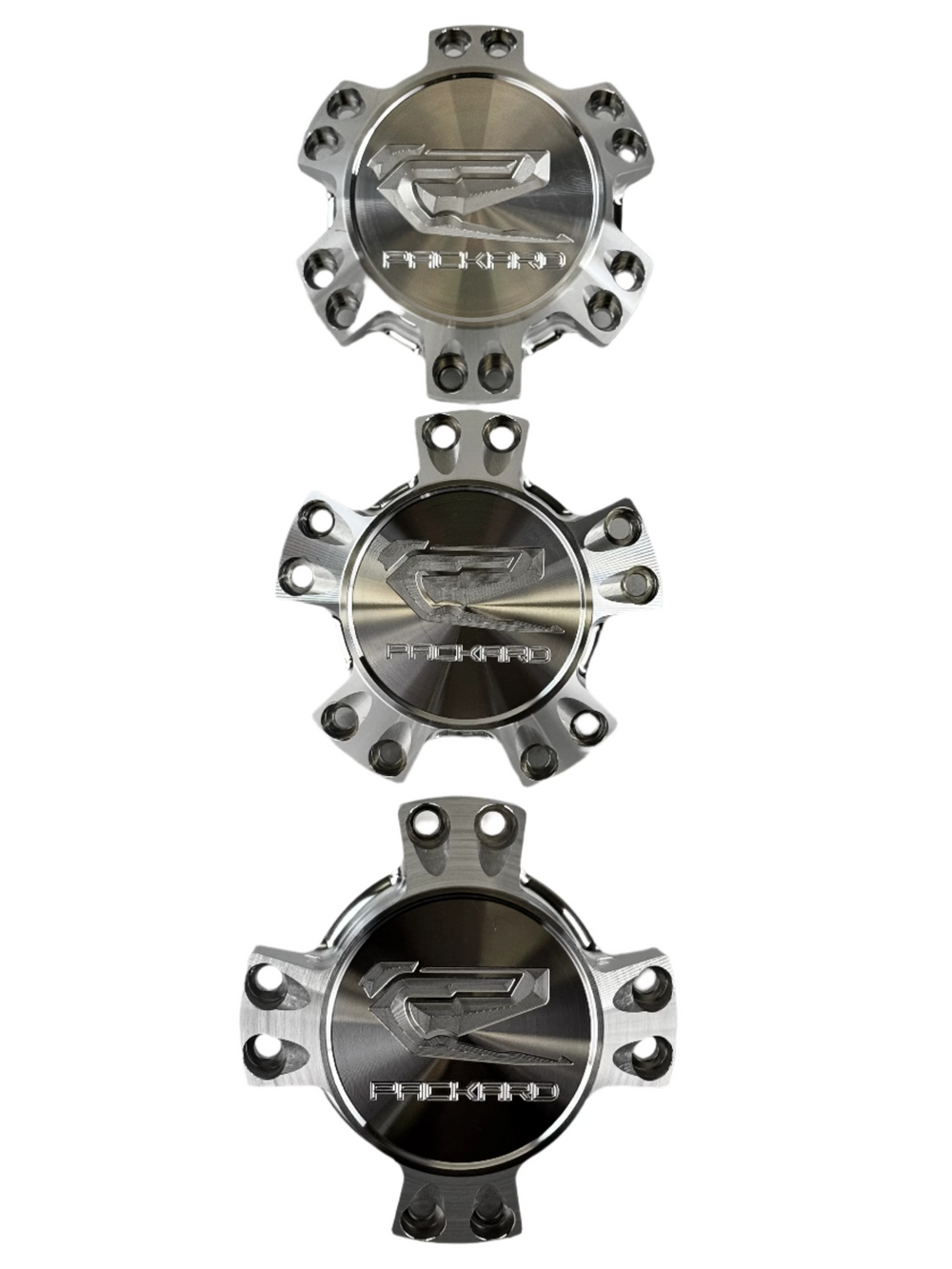 Billet center cap 8 (4 lug wheels) Silver