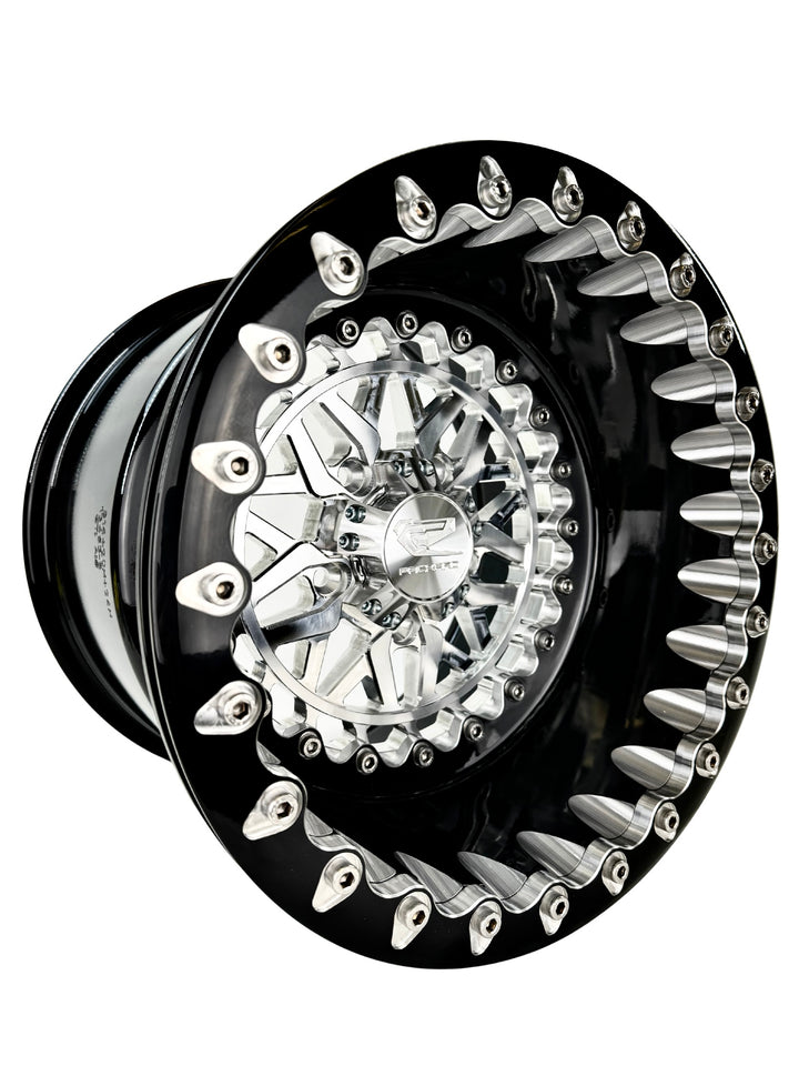 Apollo - FF Forged Beadlock - Silver RZR Pro R 5x4.5 complete UTV wheel