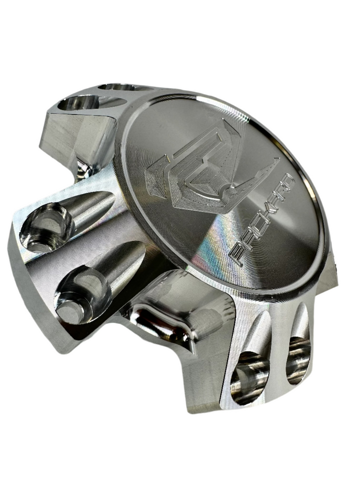Billet center cap 8 (4 lug wheels) Contrast Machined