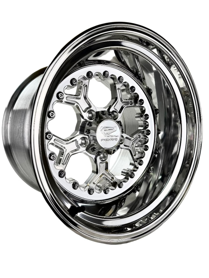 Pro 5 - FF Forged Polished - Silver RZR Pro R 5x4.5 complete UTV wheel