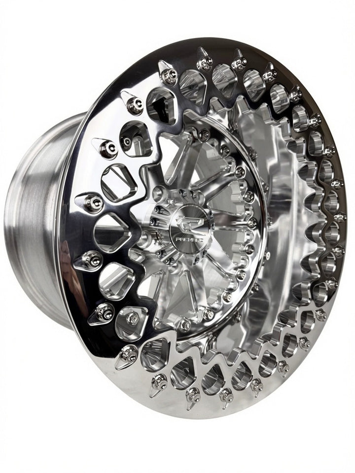 Cyclone - FF Forged Polished Beadlock - Silver RZR Pro R 5x4.5