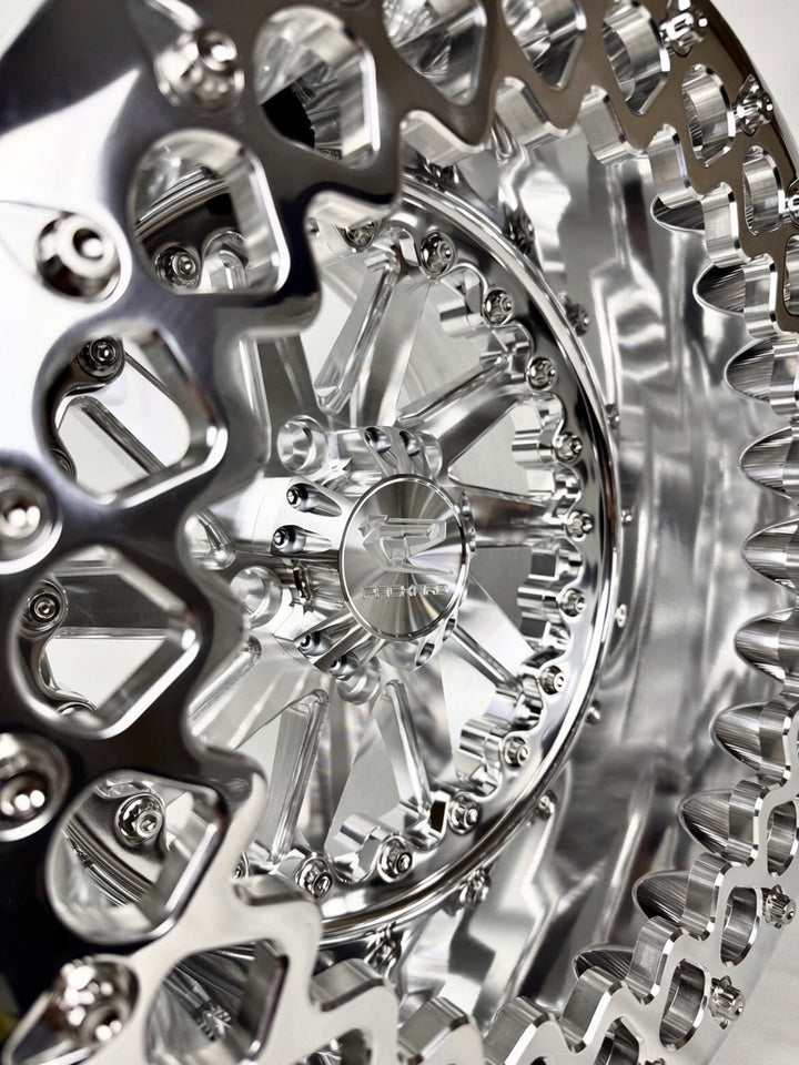 Cyclone - FF Forged Polished Beadlock - Silver RZR Pro R 5x4.5