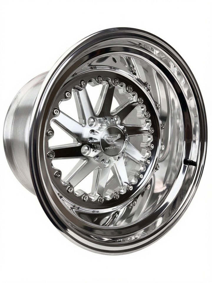 Cyclone - FF Forged Polished - Silver RZR Pro R 5x4.5