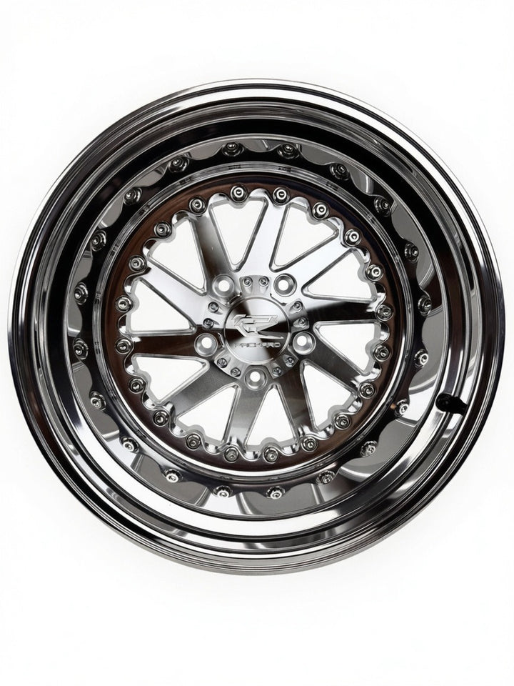 Cyclone - FF Forged Polished - Silver RZR Pro R 5x4.5