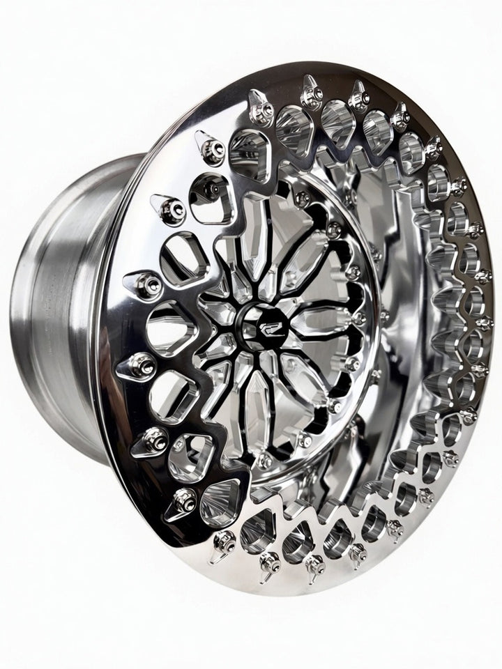 Icon - FF Forged Polished Beadlock - Gloss Black