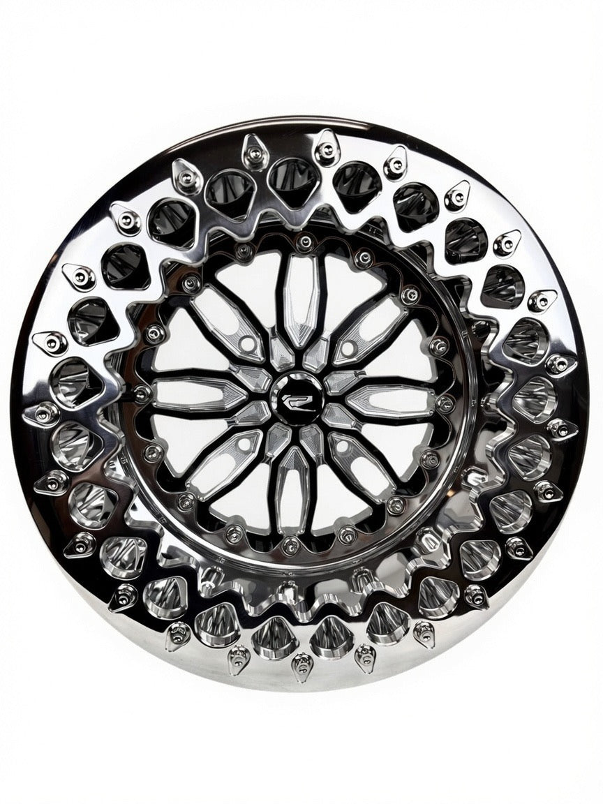 Icon - FF Forged Polished Beadlock - Gloss Black