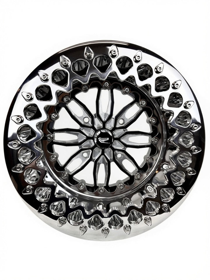 Icon - FF Forged Polished Beadlock - Gloss Black