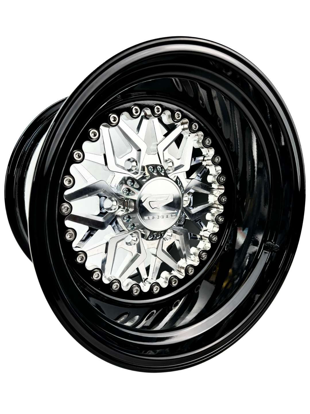 Impact - FF Forged Silver Maverick R 6x139.7 complete UTV wheel