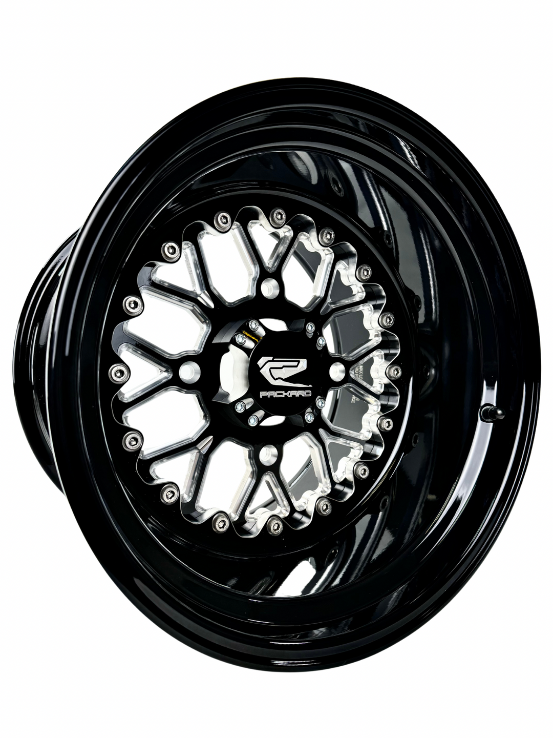 Wishbone - FF Forged Gloss Black complete UTV wheel