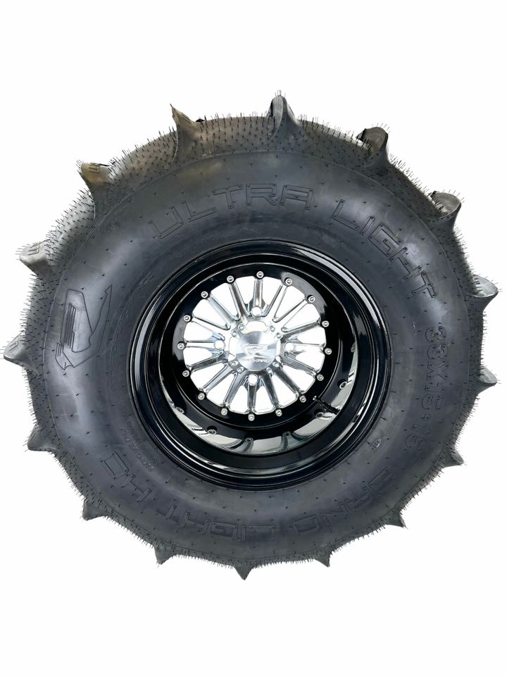 Sand Light Paddle Tires Rear - 33x15-15, No Packard Performance tire image 3