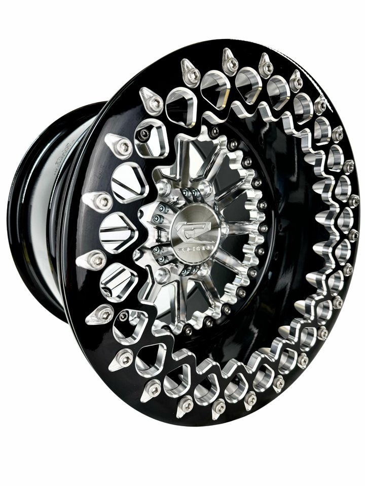 Element - FF Forged Beadlock - Silver Maverick R 6x139.7 complete UTV wheel