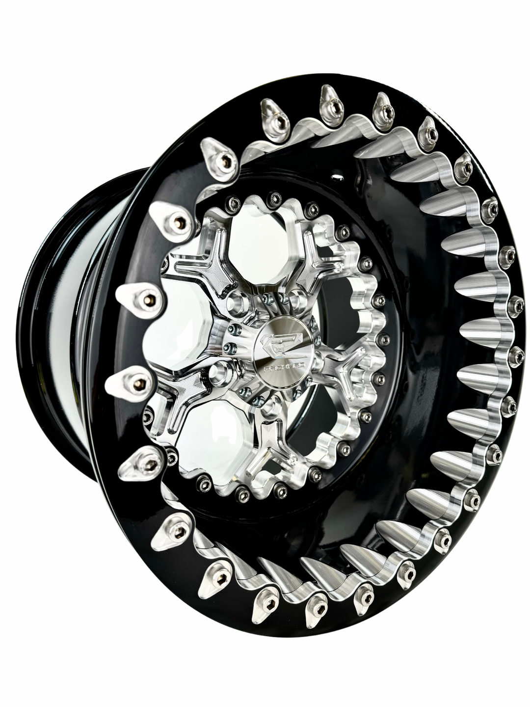 Pro 5 - FF Forged Beadlock - Silver RZR Pro R 5x4.5 complete UTV wheel