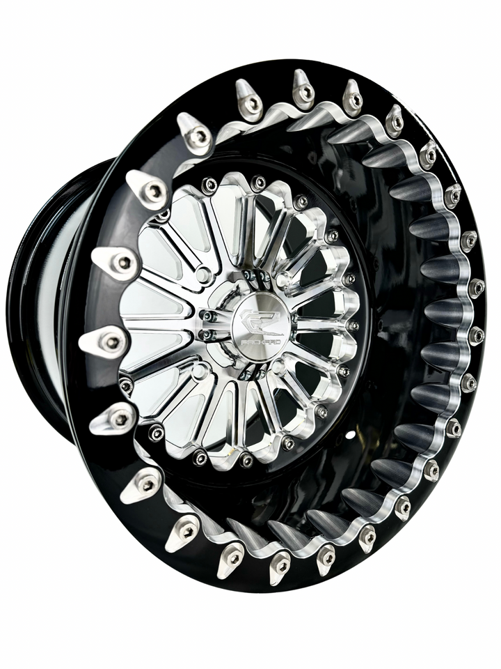Element - FF Forged Beadlock - Silver complete UTV wheel
