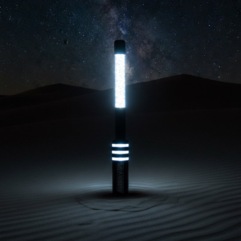 Marshin Whips V2 Black Out LED Whip, Single