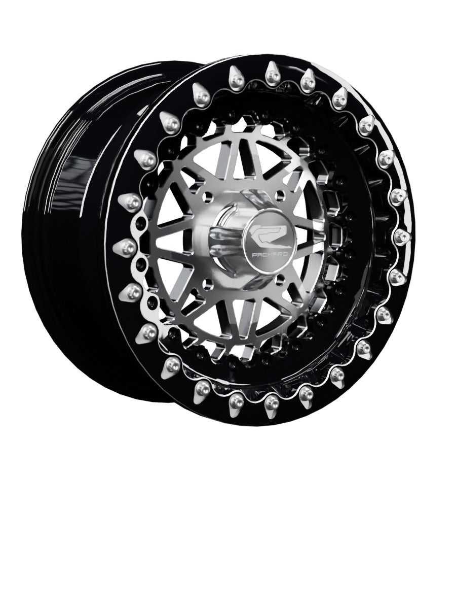 Apollo - FF Forged Beadlock - Silver - 15x7 | 4x136 / Contrast Machined V.1 / Spinner cap
