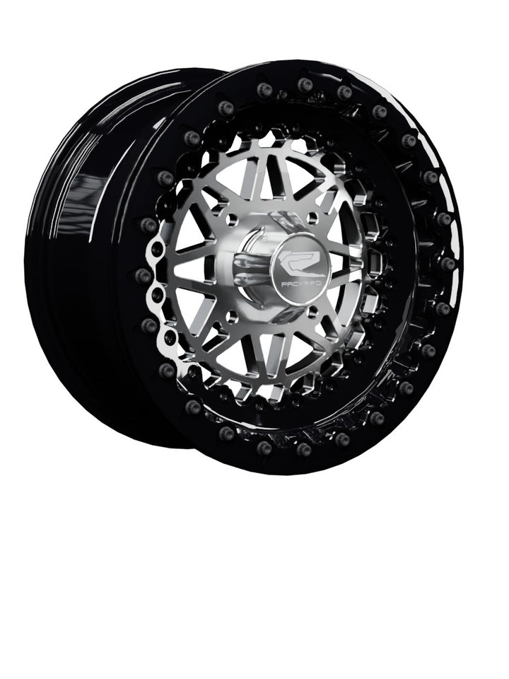 Apollo - FF Forged Beadlock - Silver - 15x7 | 4x136 / Gloss Black V.1 / Spinner cap