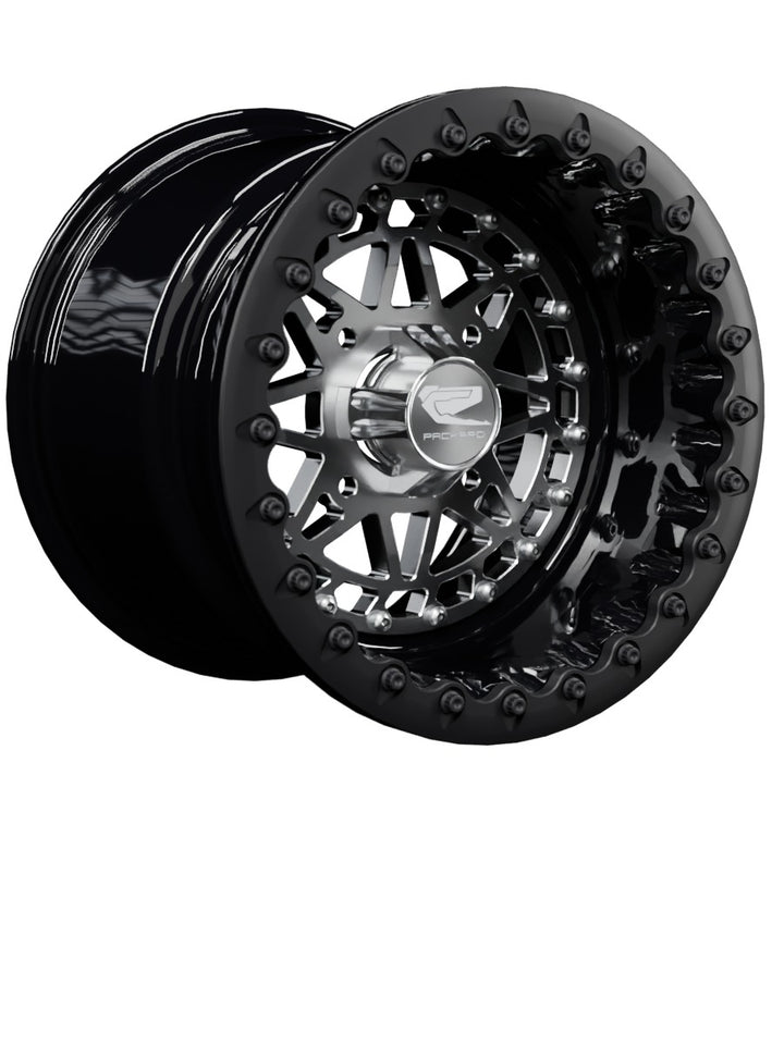 Apollo - FF Forged Beadlock - Silver - 15x11 | 4x136 / Satin Black V.1 / Spinner cap