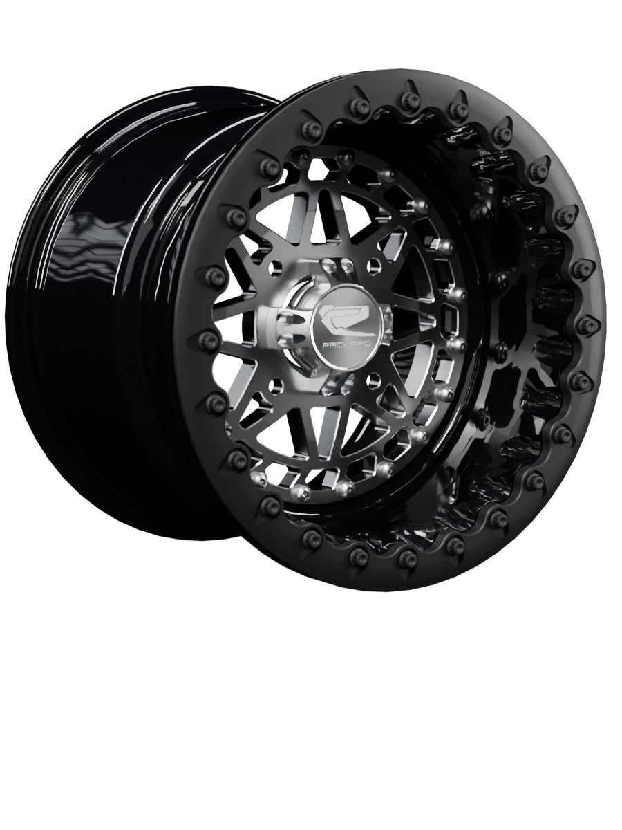 Apollo - FF Forged Beadlock - Silver - 15x11 | 4x136 / Satin Black V.1