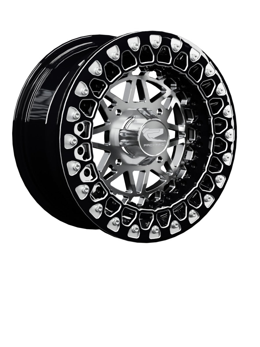 Apollo - FF Forged Beadlock - Silver - 15x7 | 4x136 / Contrast Machined V.2 / Spinner cap