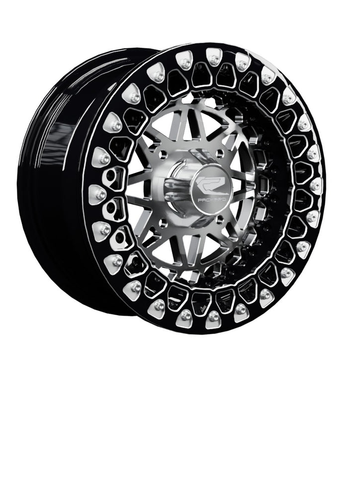 Apollo - FF Forged Beadlock - Silver - 15x7 | 4x136 / Contrast Machined V.2 / Spinner cap