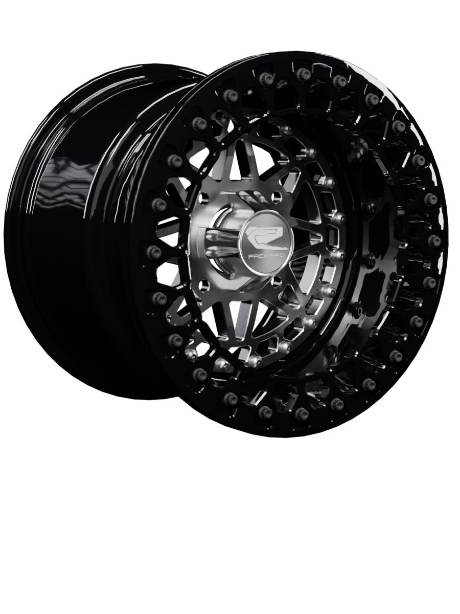 Apollo - FF Forged Beadlock - Silver - 15x11 | 4x136 / Gloss Black V.2 / Spinner cap