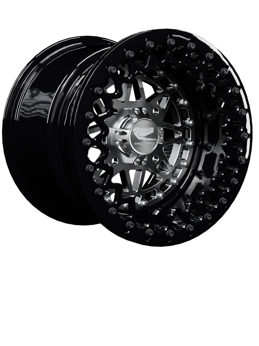Apollo - FF Forged Beadlock - Silver - 15x11 | 4x136 / Gloss Black V.3