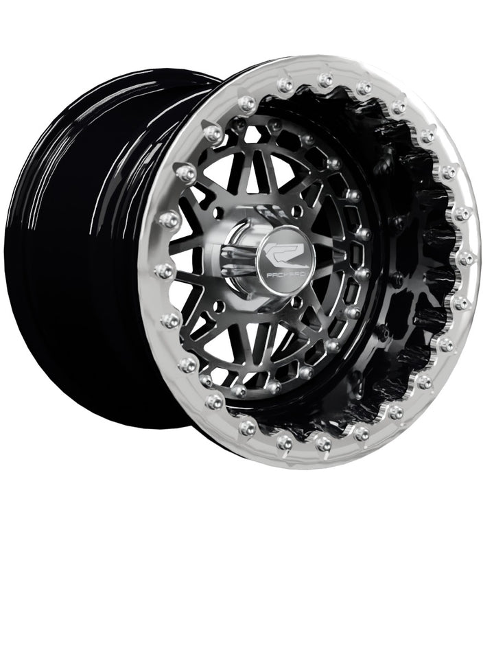 Apollo - FF Forged Beadlock - Silver - 15x11 | 4x136 / Polished V.1 / Spinner cap