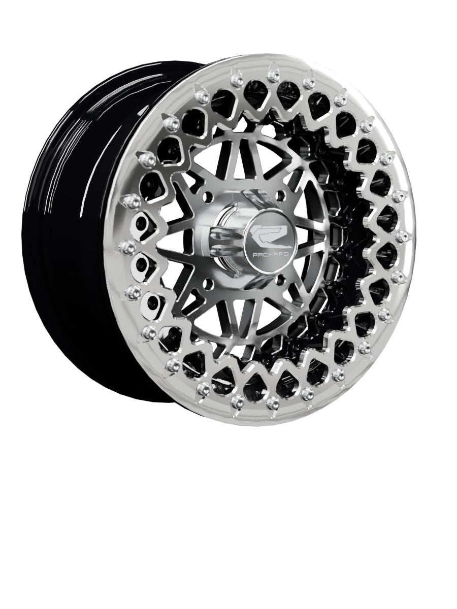 Apollo - FF Forged Beadlock - Silver - 15x7 | 4x136 / Polished V.3 / Spinner cap