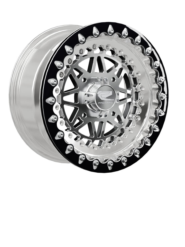 Apollo - FF Forged Polished Beadlock - Silver - 15x7 | 4x136 / Contrast Machined V.1