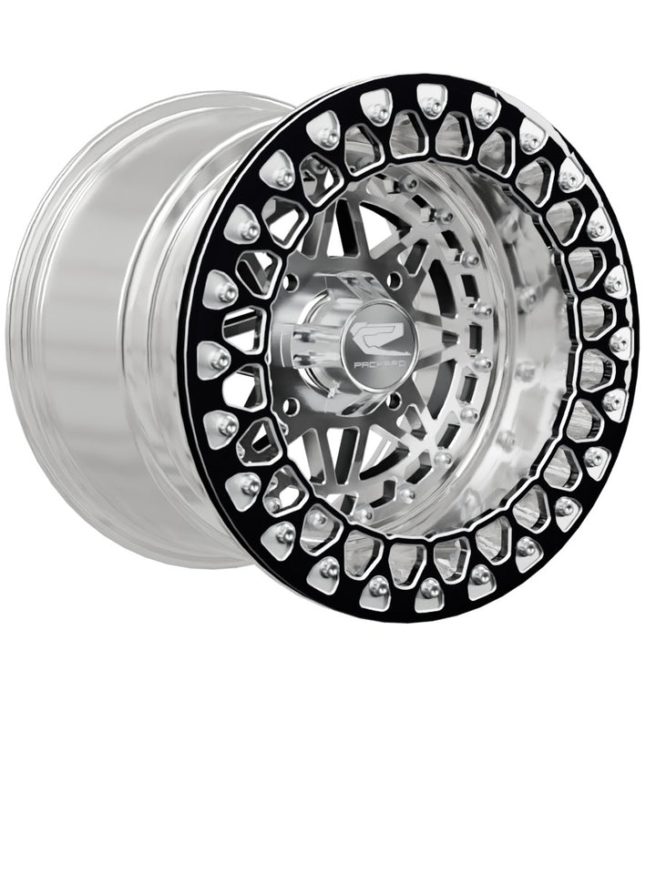 Apollo - FF Forged Polished Beadlock - Silver - 15x11 | 4x136 / Contrast Machined V.2 / Spinner cap