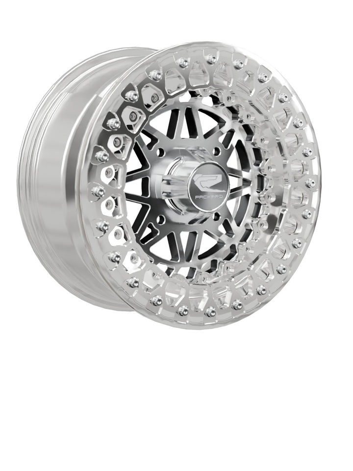 Apollo - FF Forged Polished Beadlock - Silver - 15x7 | 4x136 / Polished V.2 / Spinner cap
