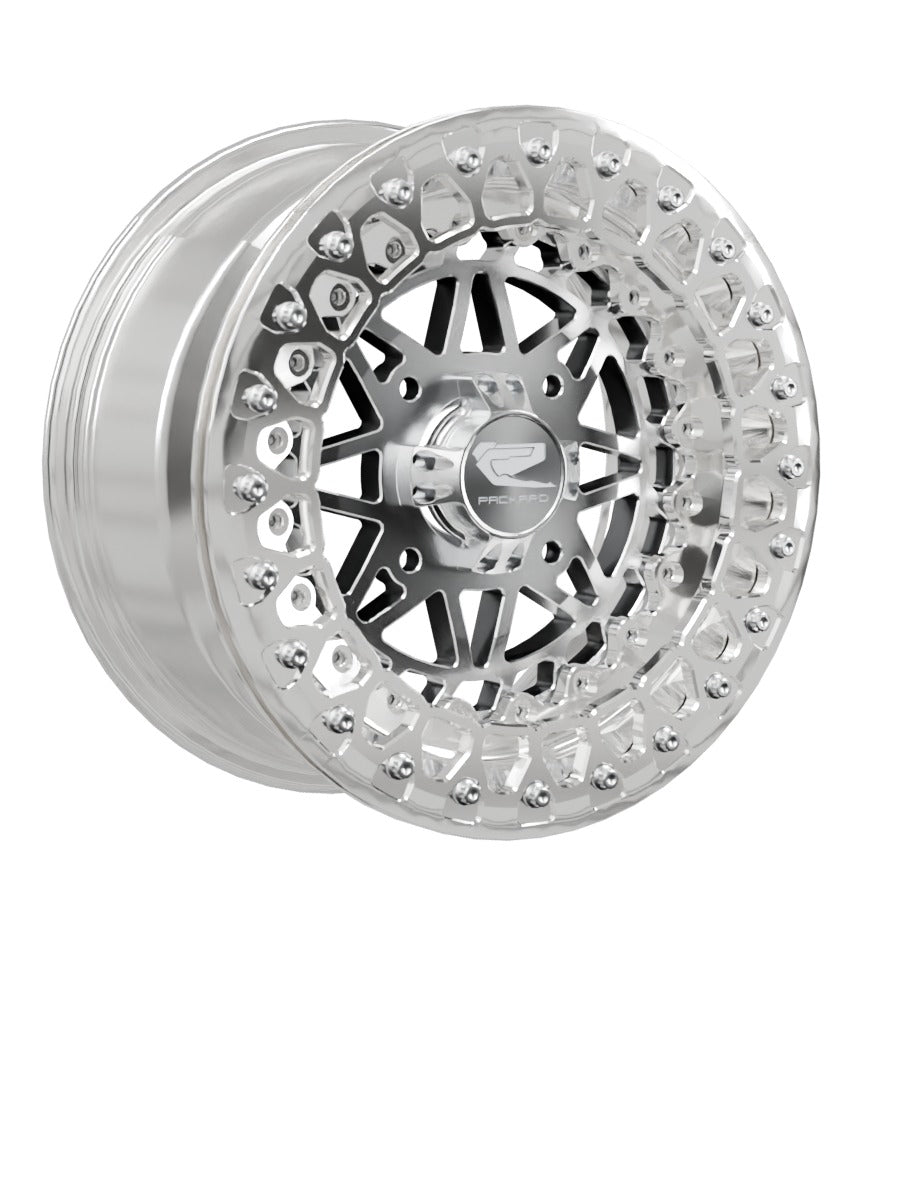 Apollo - FF Forged Polished Beadlock - Silver - 15x7 | 4x136 / Polished V.2