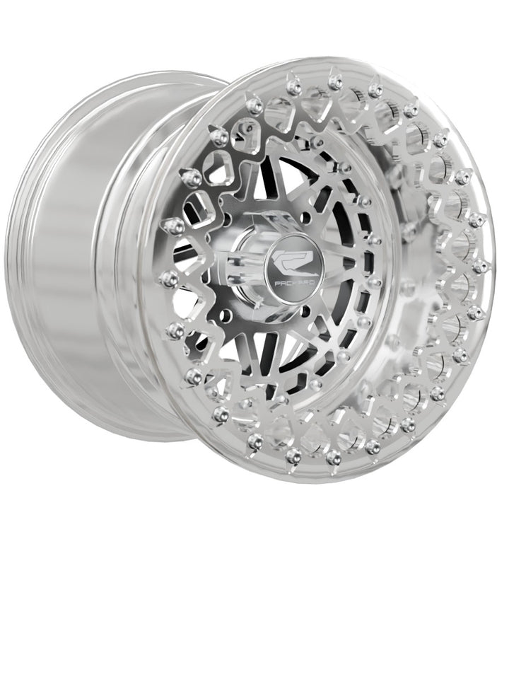 Apollo - FF Forged Polished Beadlock - Silver - 15x11 | 4x136 / Polished V.3 / Spinner cap