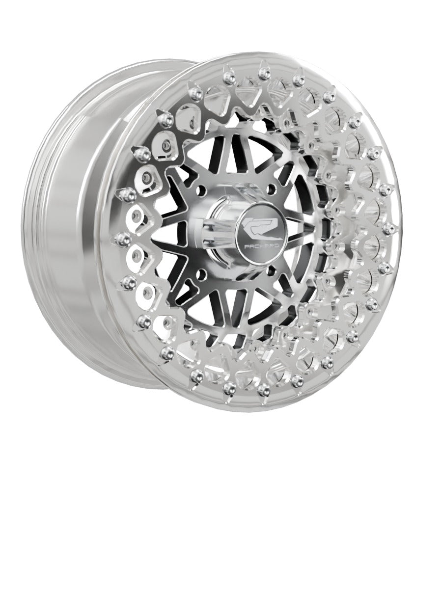 Apollo - FF Forged Polished Beadlock - Silver - 15x7 | 4x136 / Polished V.3 / Spinner cap