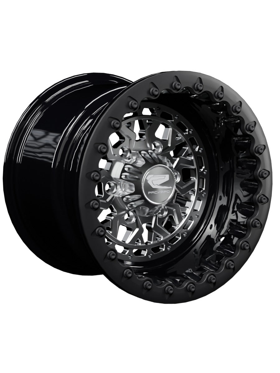 Apollo - FF Forged Beadlock - Silver Maverick R 6x139.7 - 15x11 | 6X139.7 / Satin Black V.1 / Spinner cap